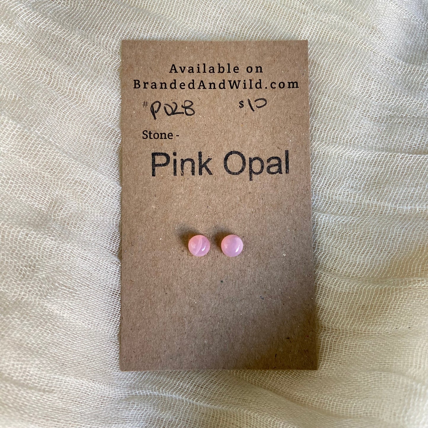 Pink Opal Cabochon - P028