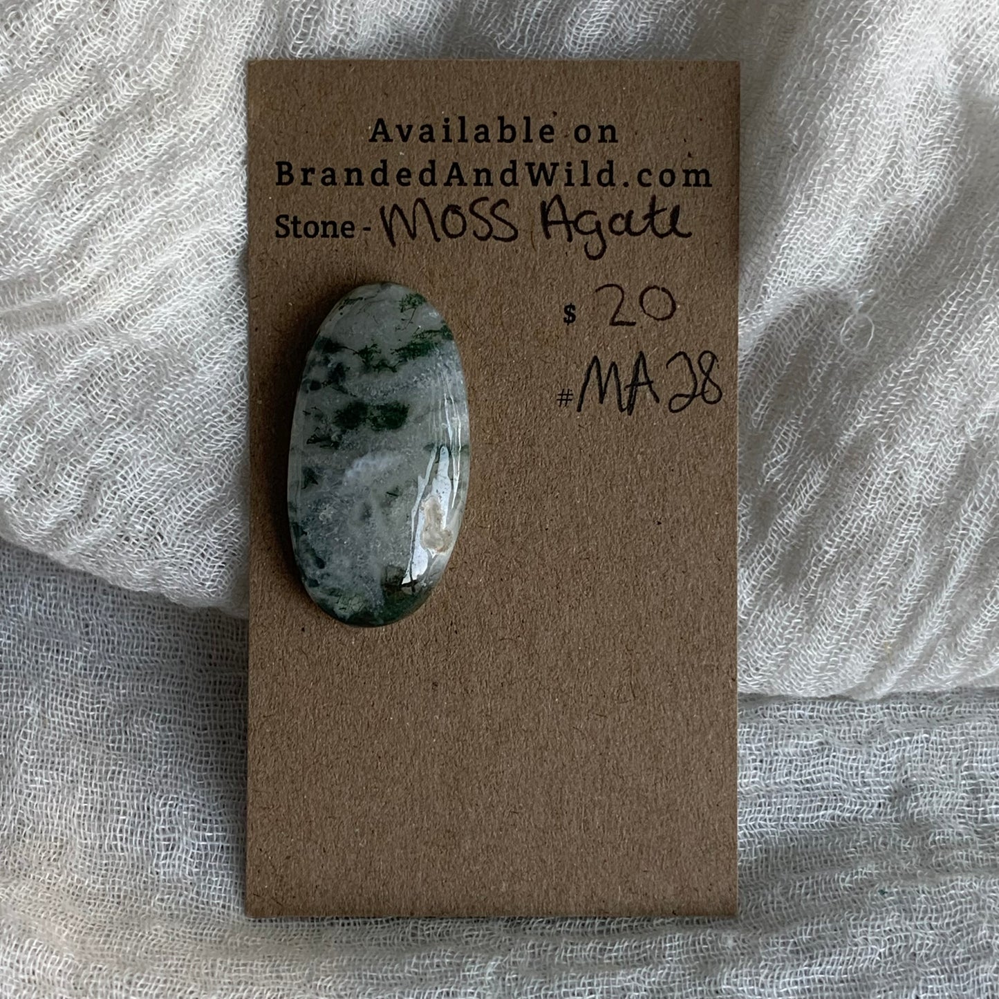 Moss Agate Cabochon - MA28