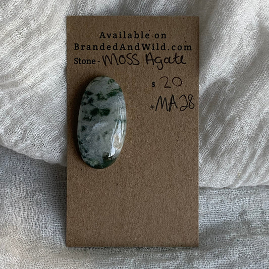 Moss Agate Cabochon - MA28