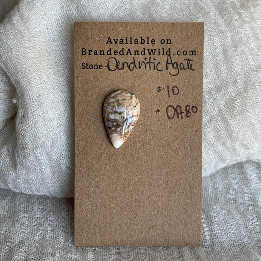 Dendritic Agate Cabochon - DA80