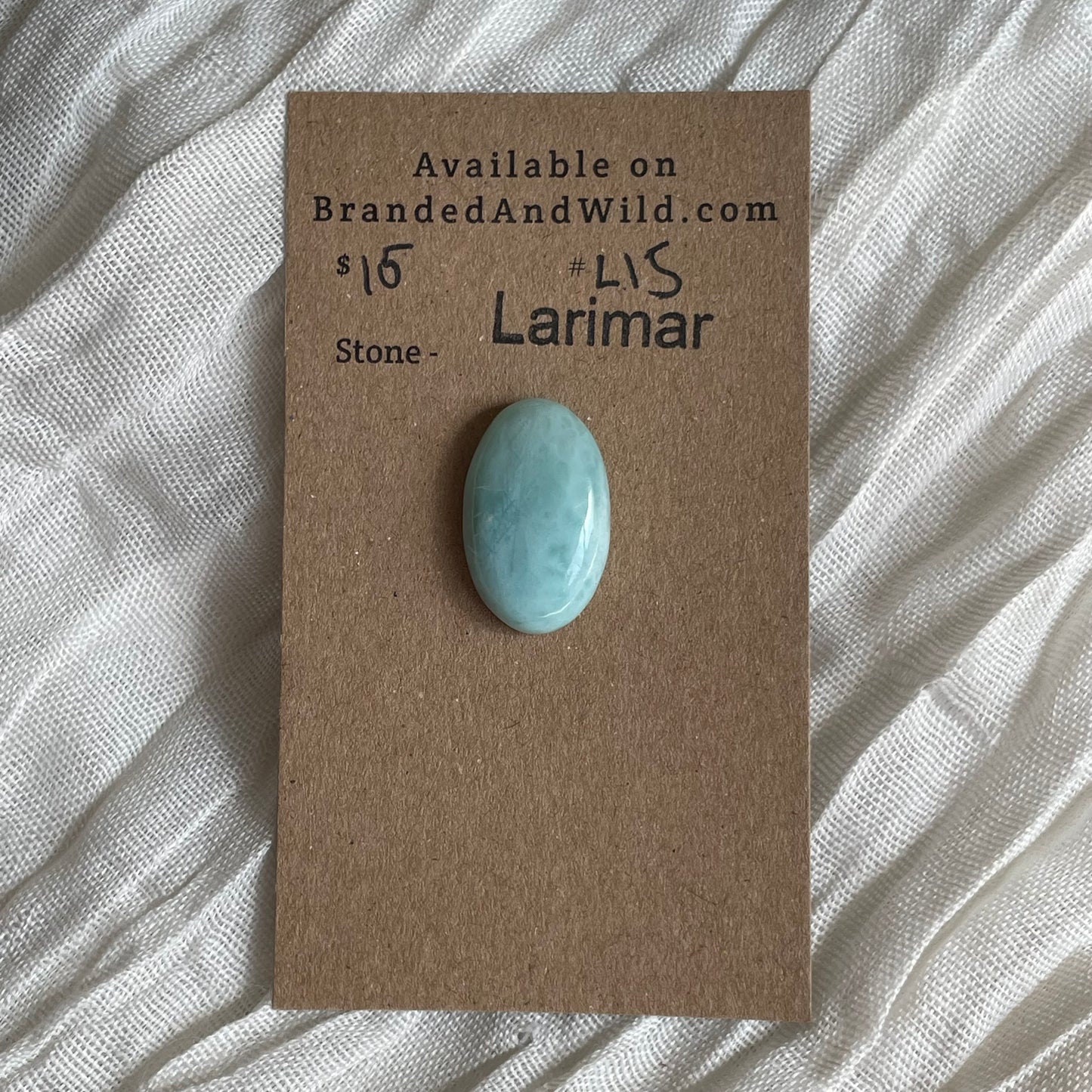 Larimar Cabochon - L15