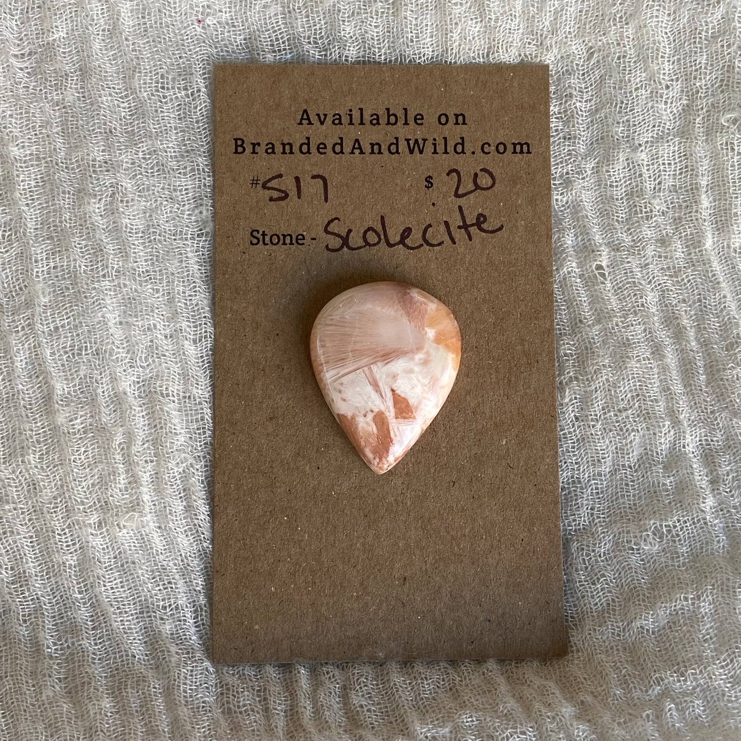 Scolecite Cabochon - S17