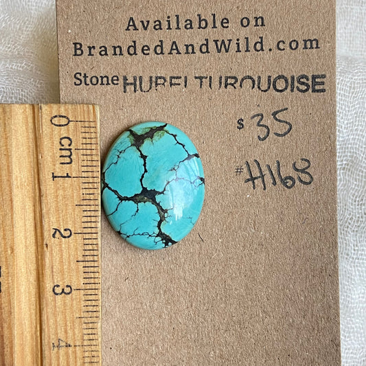 Hubei Turquoise Cabochon - H168 32CAE0E6-186C-413B-A1D3-AAC399A4AED1 Brandedandwild.com