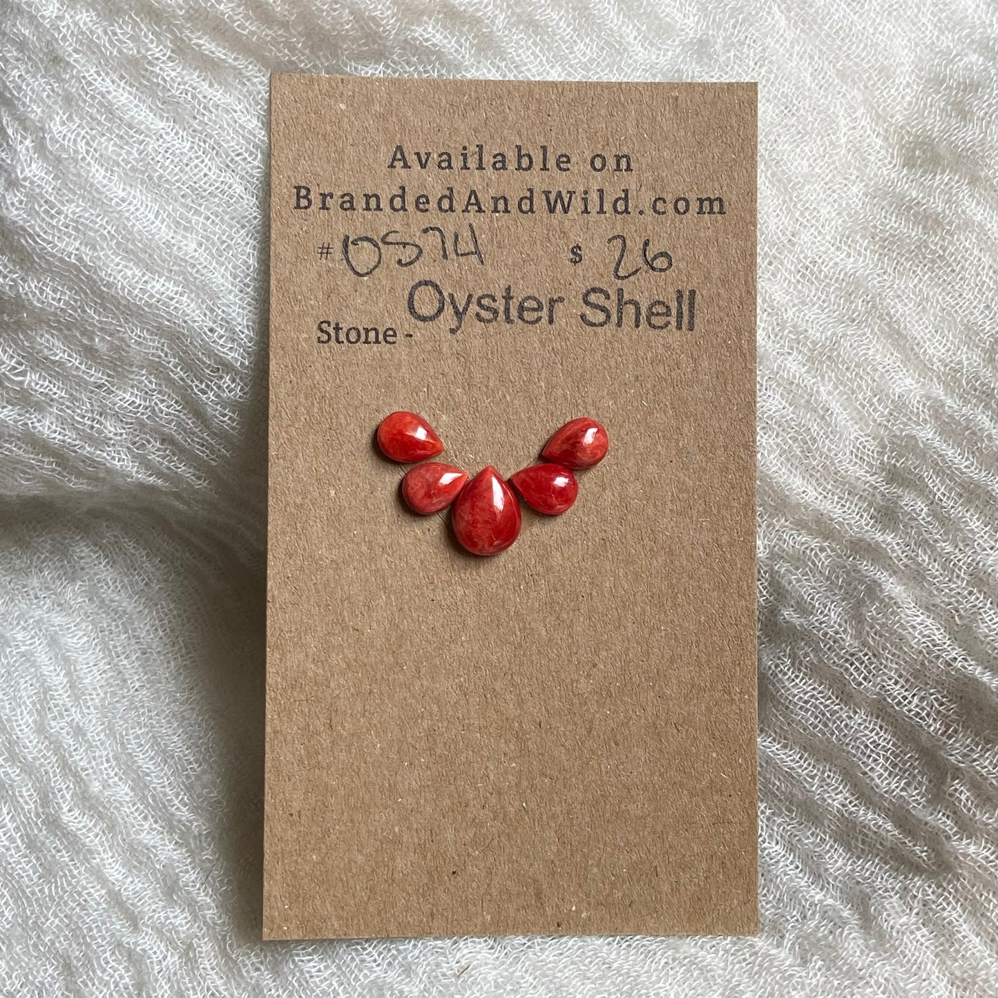 Oyster Shell Cabochon - OS74