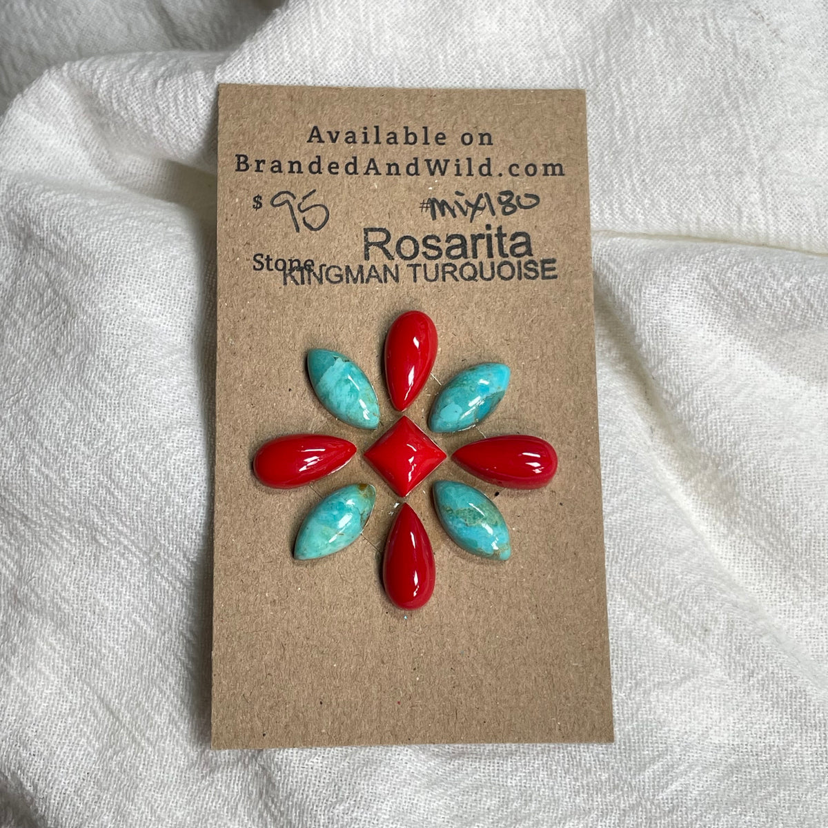 Rosarita / Kingman Cabochon - MIX180 330AD198-D566-4A41-B703-FE88D9B4AF13 Brandedandwild.com