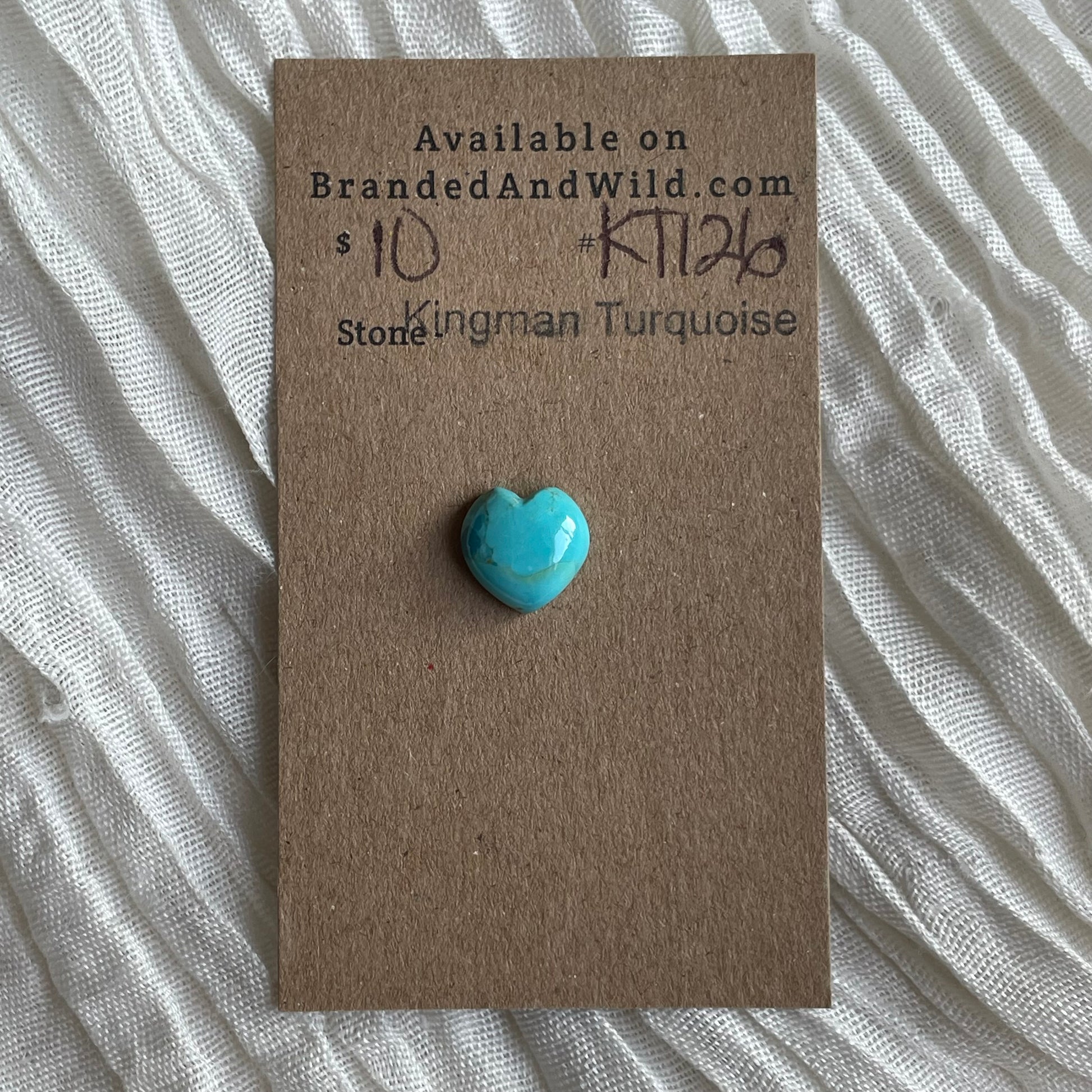 Kingman Turquoise Cabochon - KT126 3323B04D-BED9-4772-845F-AAFFFC6DA09E Brandedandwild.com