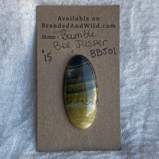 Bumblebee Jasper Cabochon - BBJ01