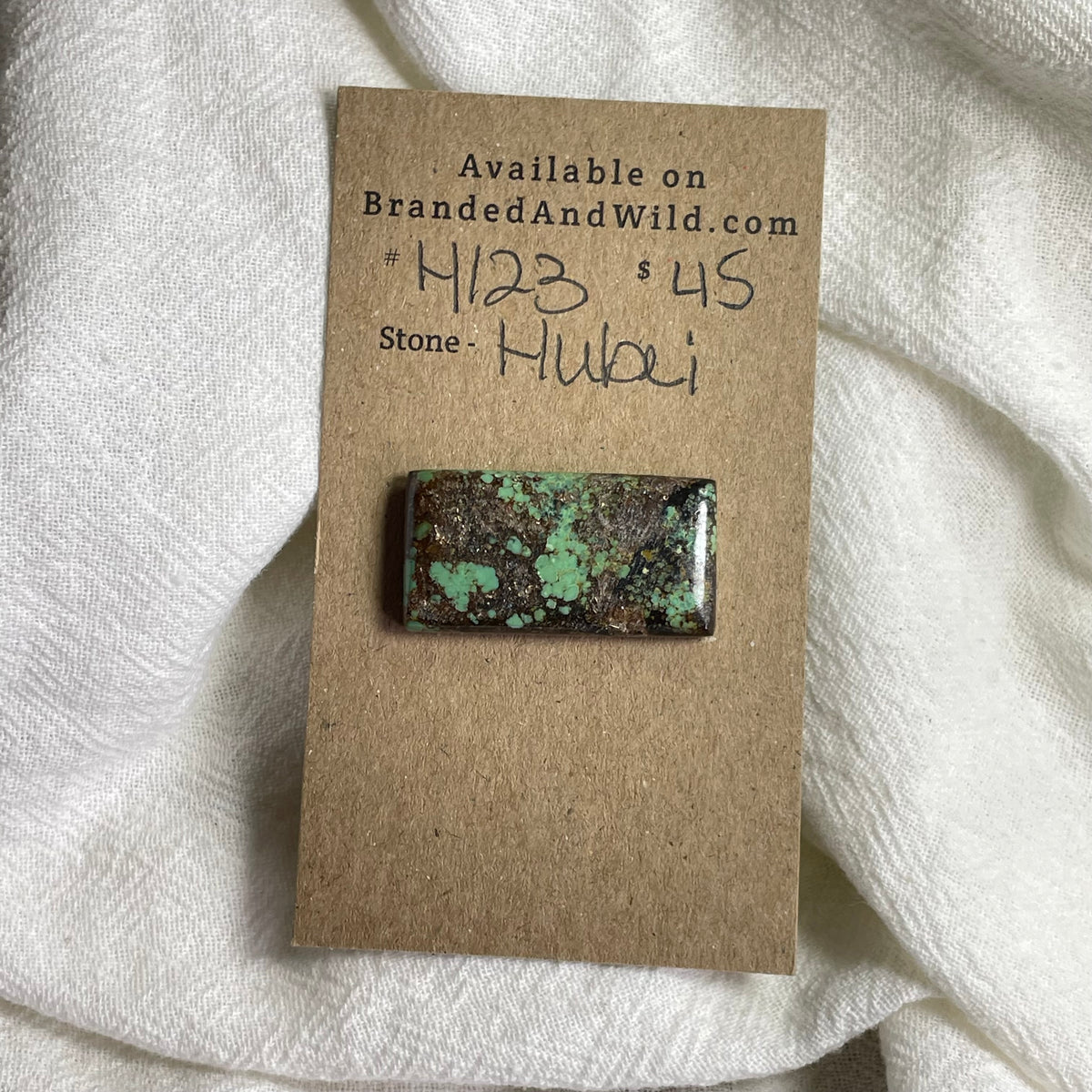 Hubei Turquoise Cabochon - H123 33406A86-2933-4632-AEF7-FE99F7F48362 Brandedandwild.com