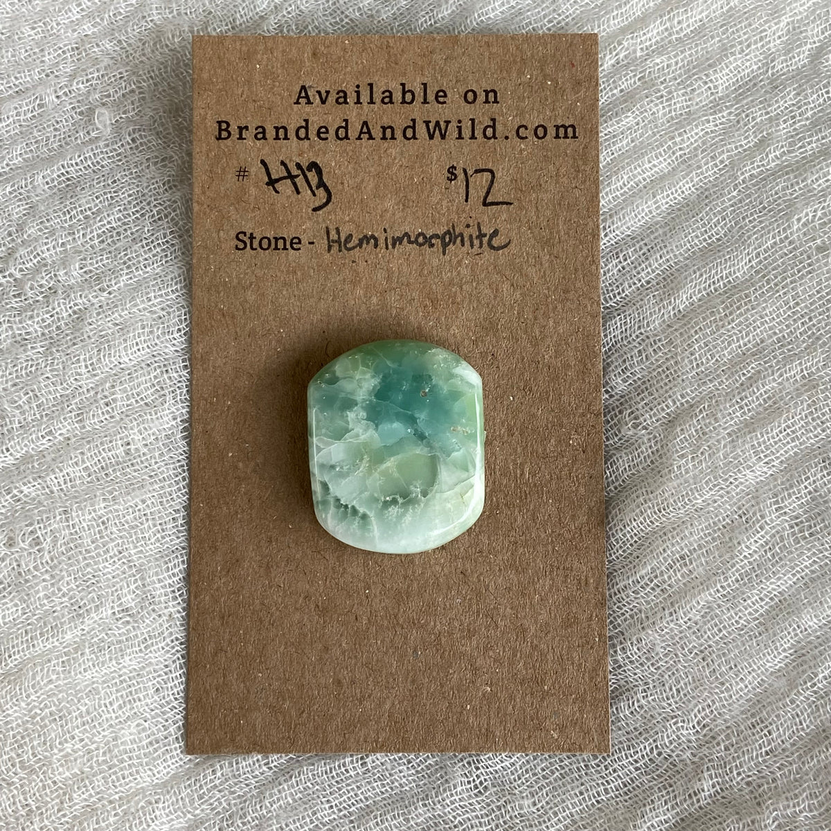 Hemimorite Cabochon - H13