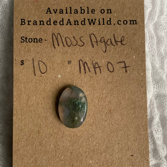 Moss Agate Cabochon- MA07