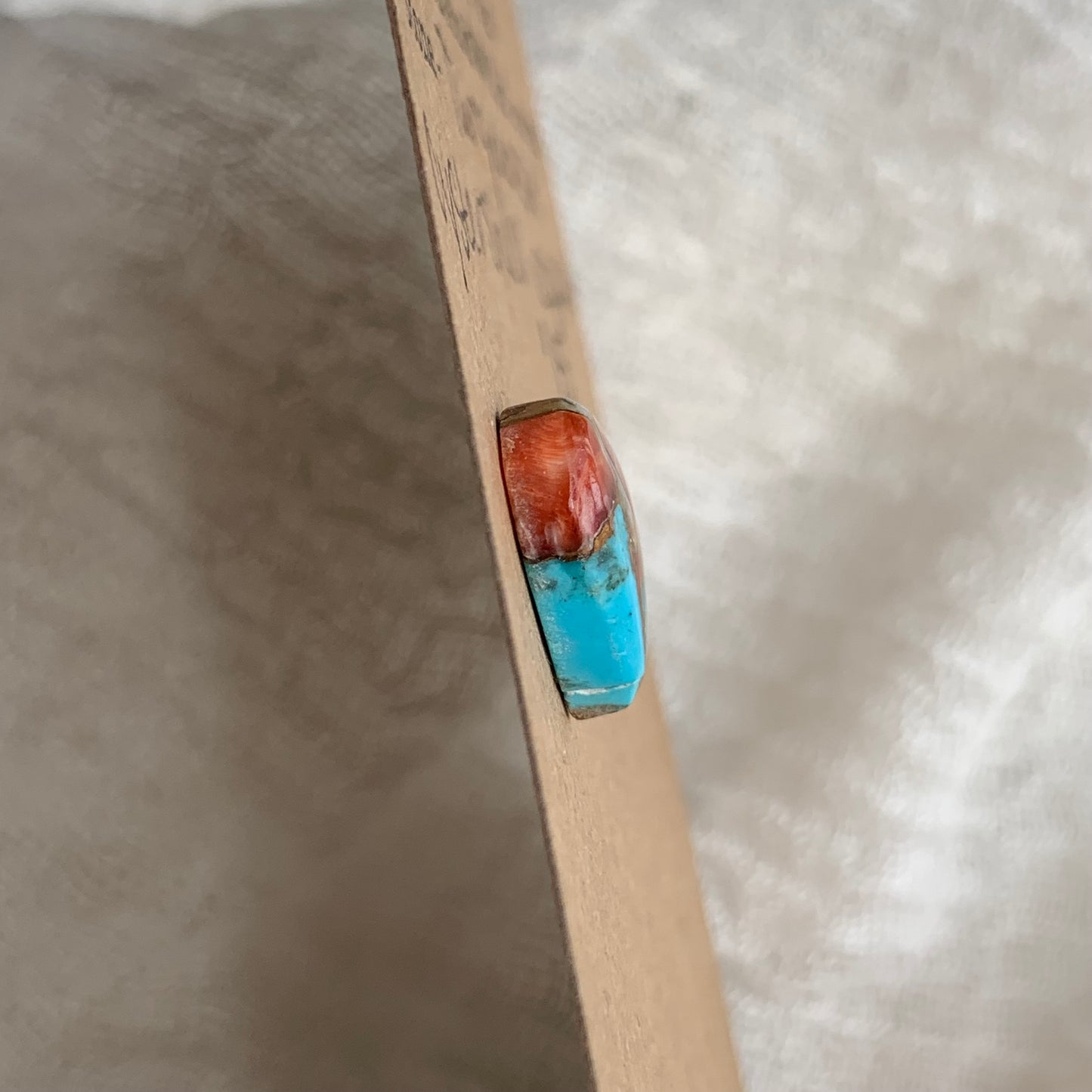 Turquoise, Oystershell, Copper Cabochon - TOC37