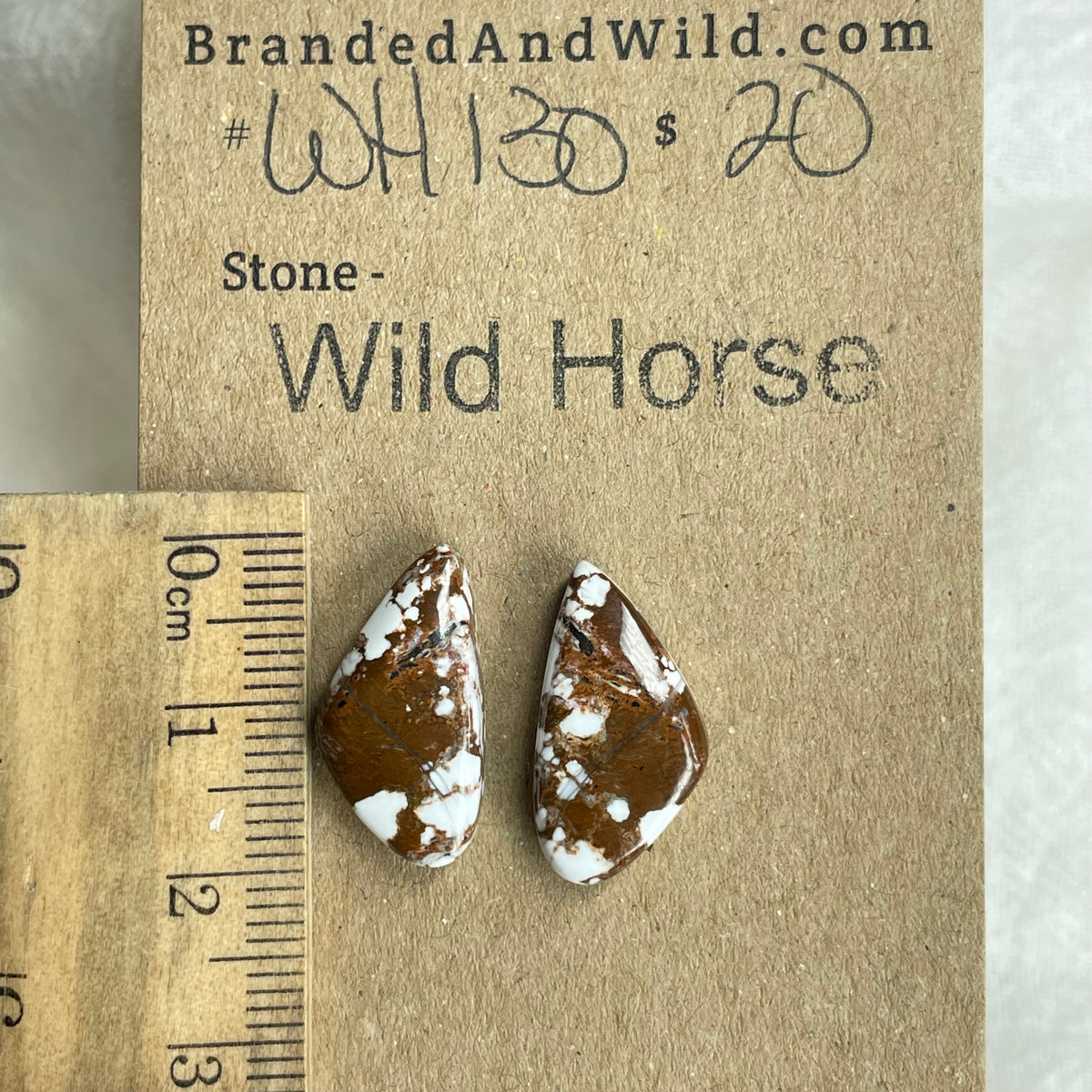 Wild Horse Cabochon - WH130 33AA31C3-7BAC-4A65-841A-D99C6BD83DCB Brandedandwild.com