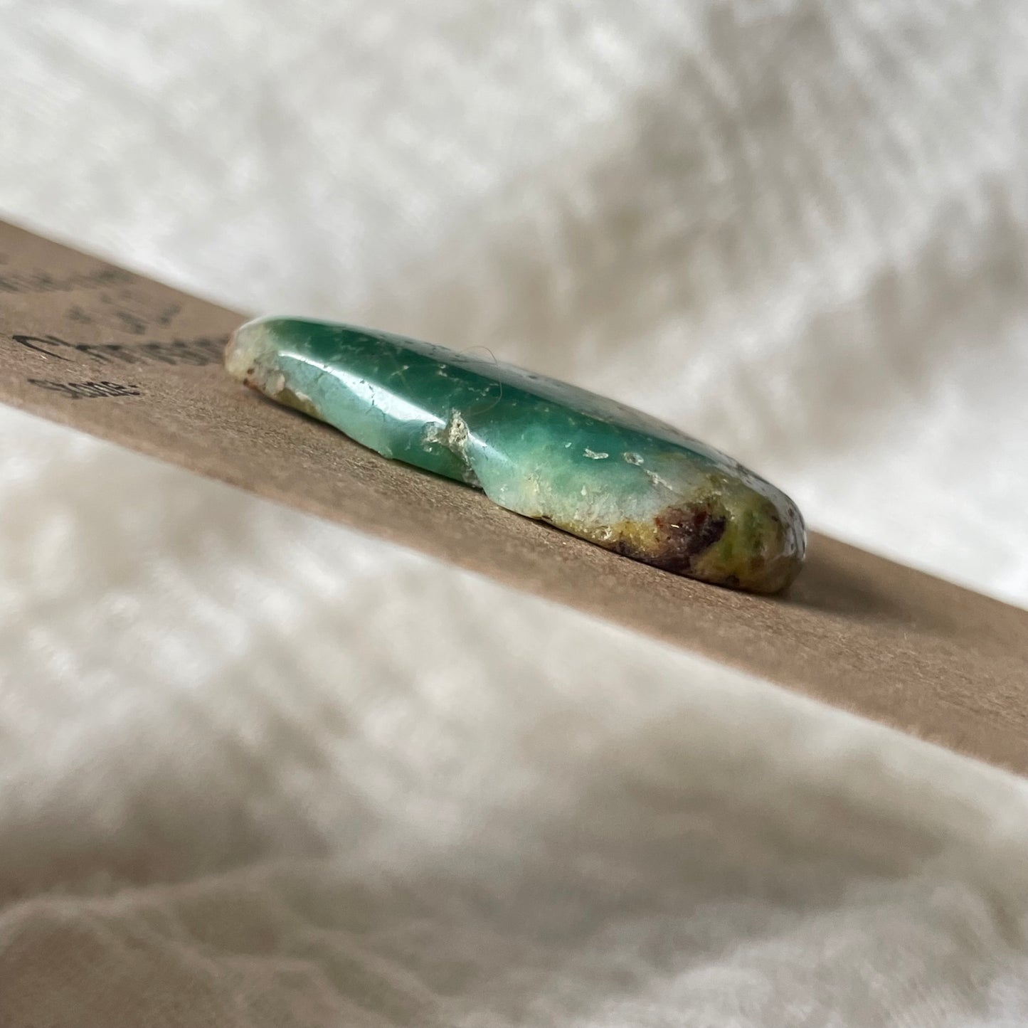 Chrysoprase Cabochon - Ch22 33BA9434-9C89-4FE5-92ED-F7A794DD2B8D Brandedandwild.com