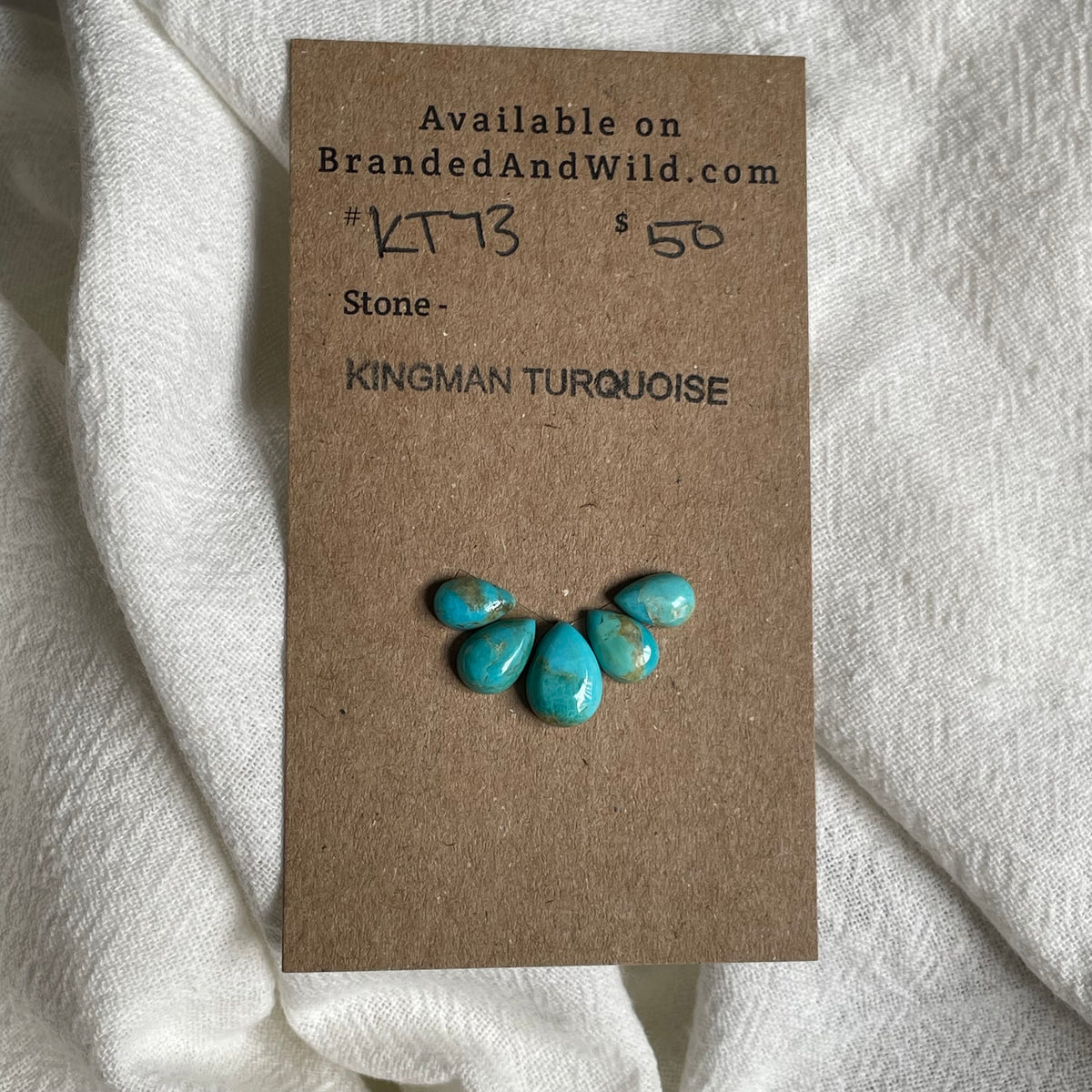 Kingman Turquoise Cabochon - KT73