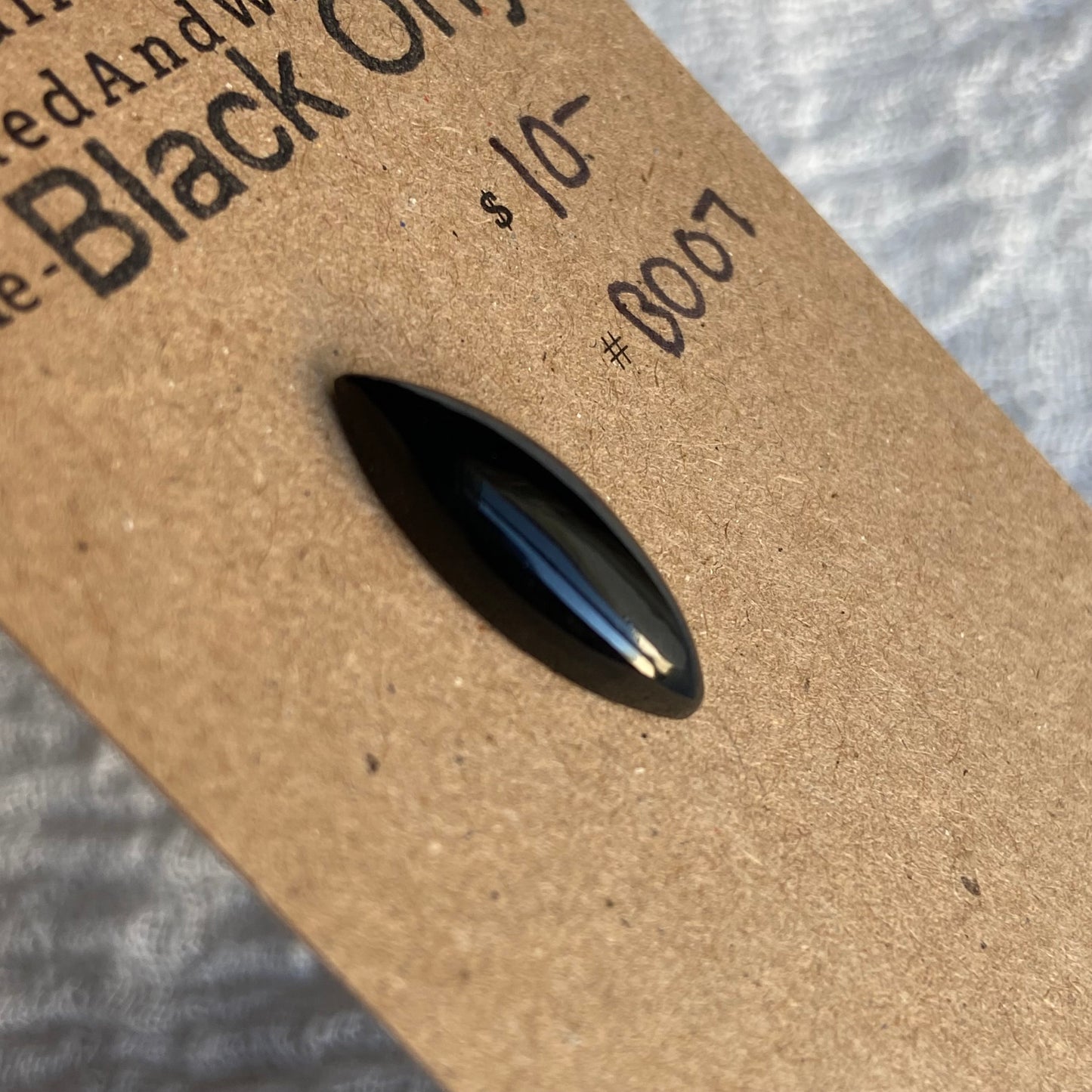 Black Onyx - Cabochon - BO07