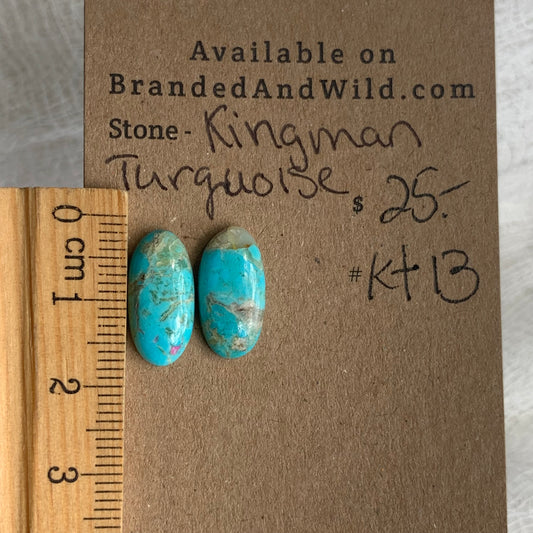 Kingman Turquoise (composite) Cabochon - KT13