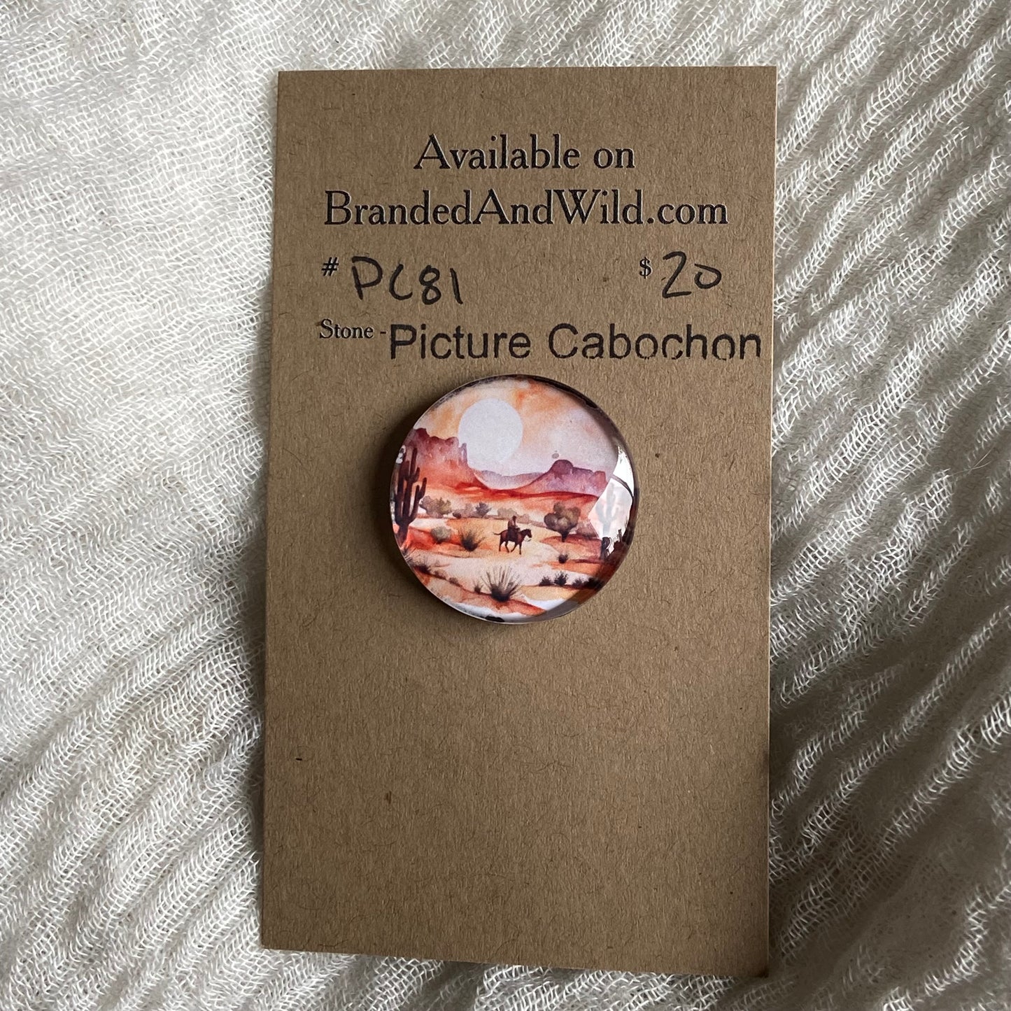 Picture Cabochon - Cabochon - PC81 3403FD63-22E1-4B54-A288-49CF3C7300CB Brandedandwild.com