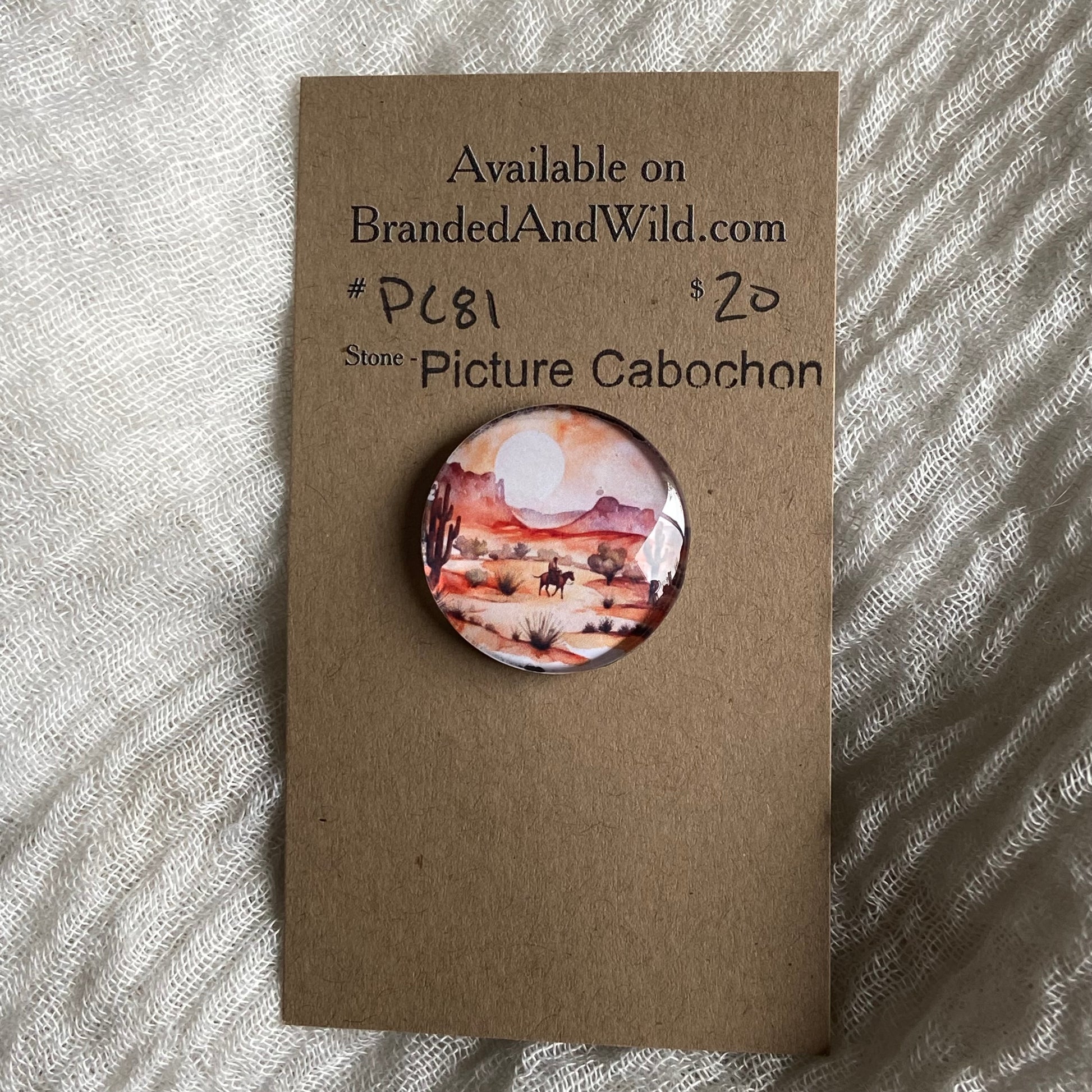 Picture Cabochon - Cabochon - PC81 3403FD63-22E1-4B54-A288-49CF3C7300CB Brandedandwild.com