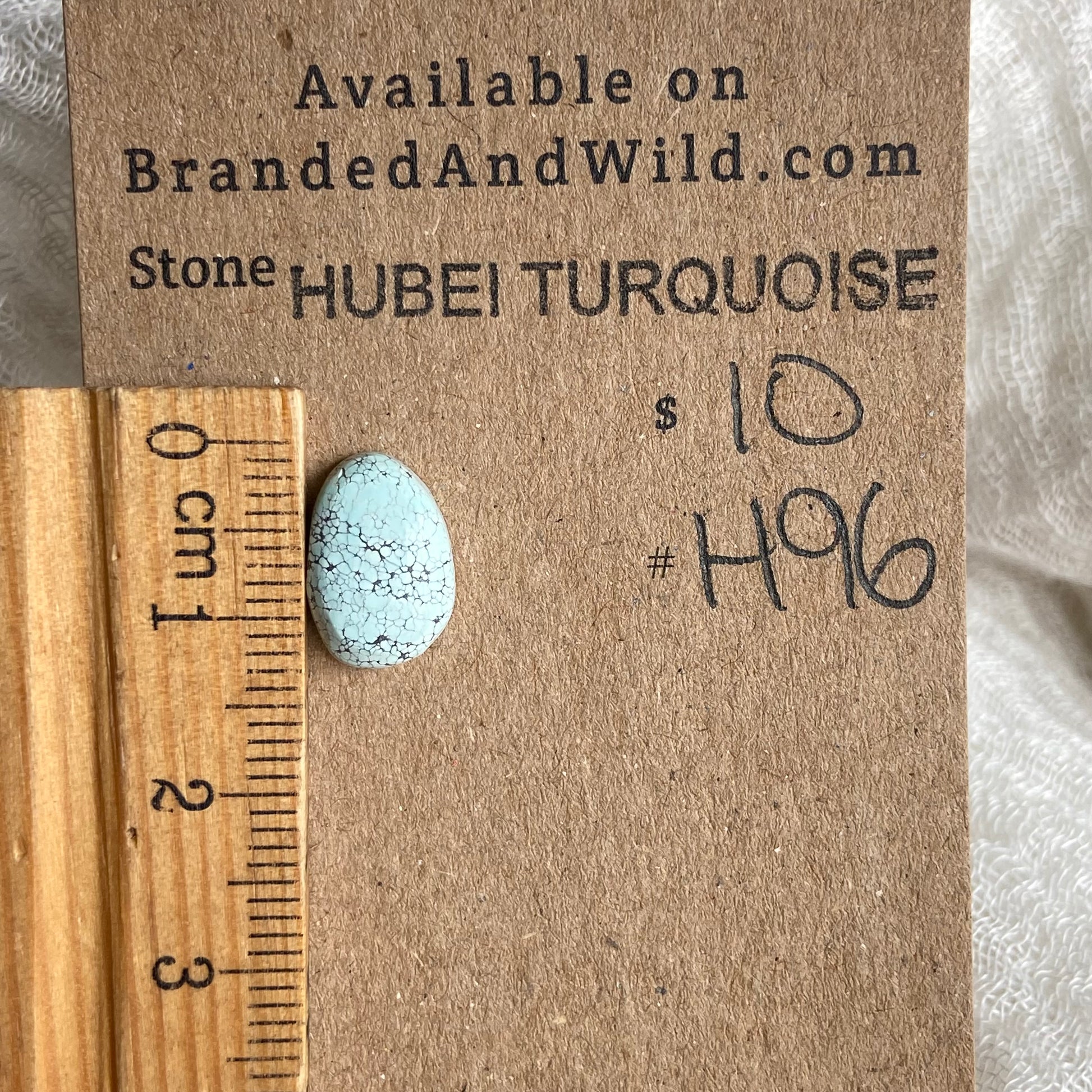 Hubei Turquoise Cabochon - H96 34222BCC-B8D1-4BB6-9846-45D28D289597 Brandedandwild.com