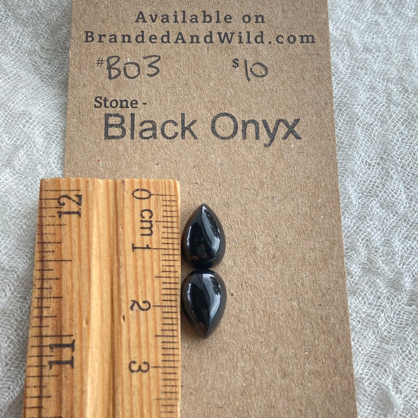 Black Onyx - Cabochon - B03