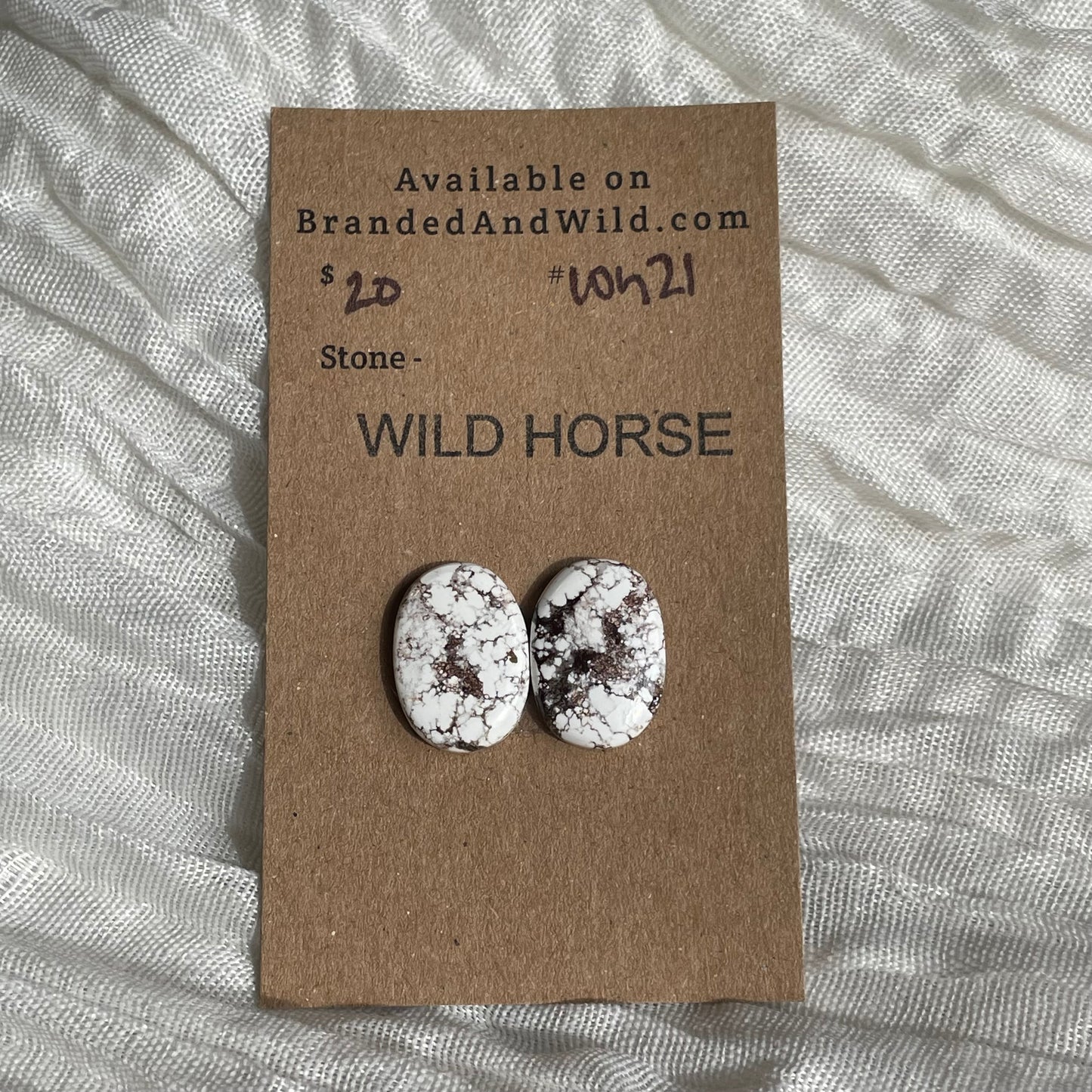 Wild Horse Cabochon - WH21 34404A05-8D85-428C-B9A8-DB07DB956C1B Brandedandwild.com