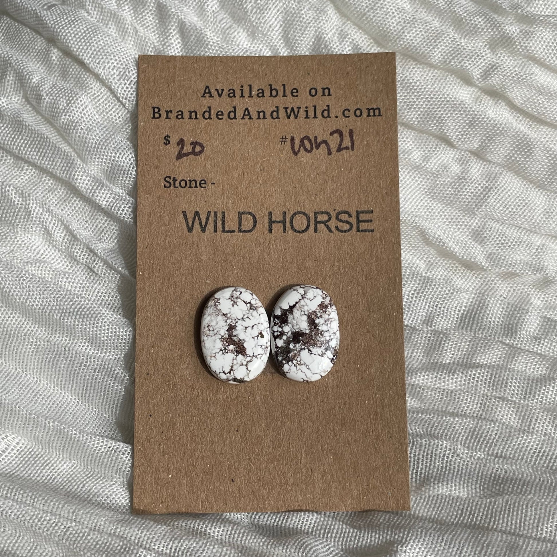 Wild Horse Cabochon - WH21 34404A05-8D85-428C-B9A8-DB07DB956C1B Brandedandwild.com