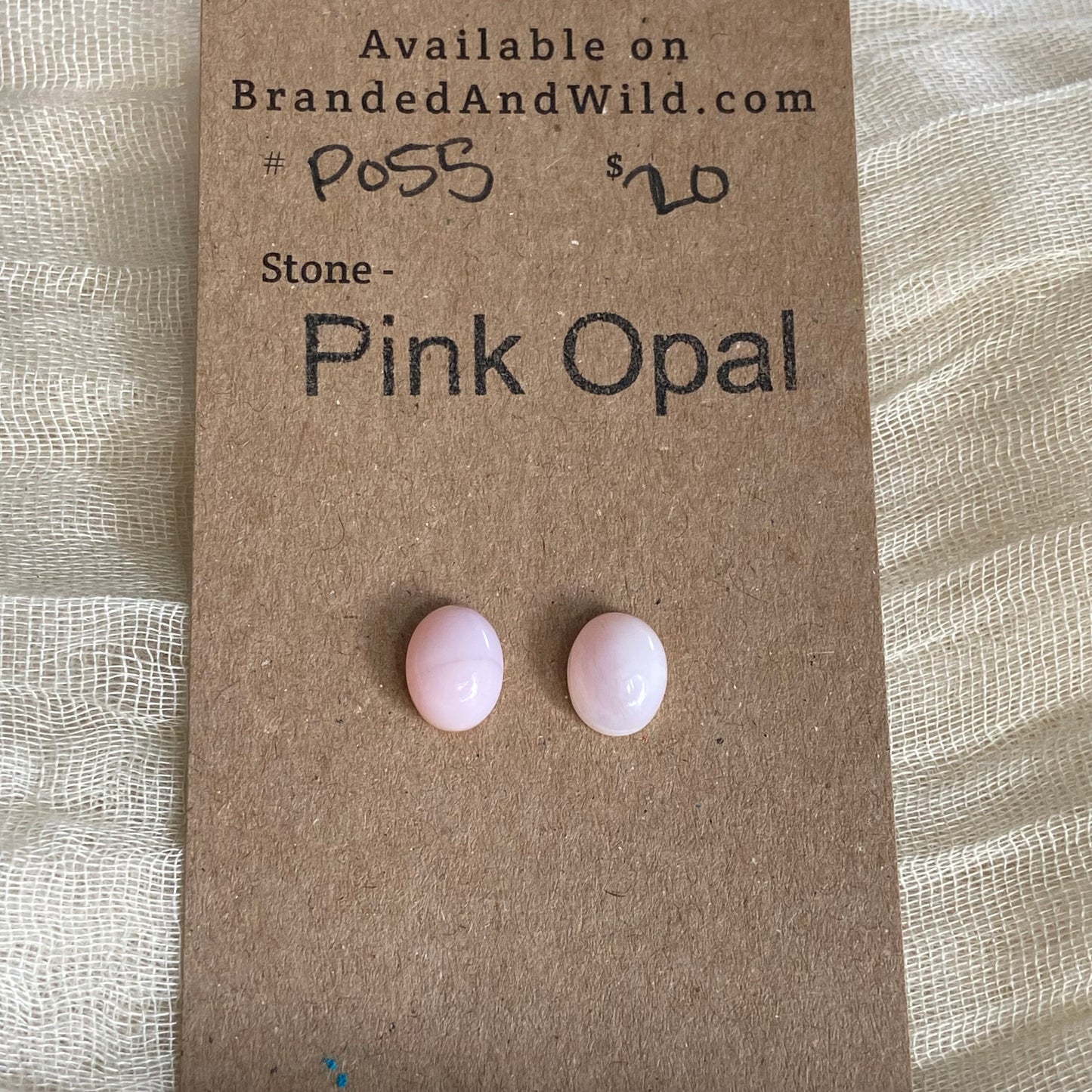 Pink Opal Cabochon - P055