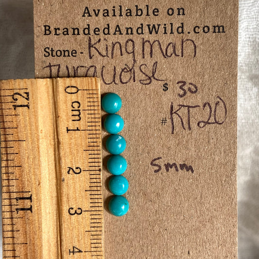 Kingman Turquoise Cabochon - KT20
