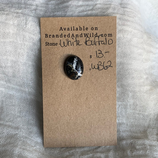White Buffalo Cabochon - WB62