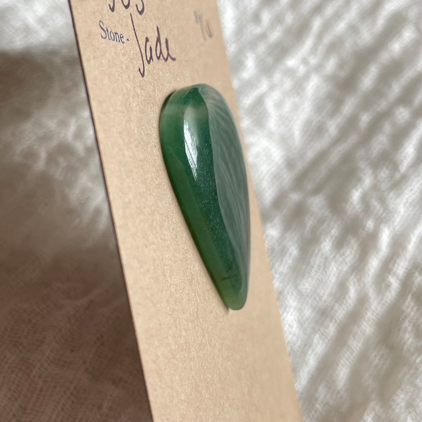 Jade Cabochon - J05 34B1F920-15E1-42D6-A9CB-65F667FC3B35 Brandedandwild.com