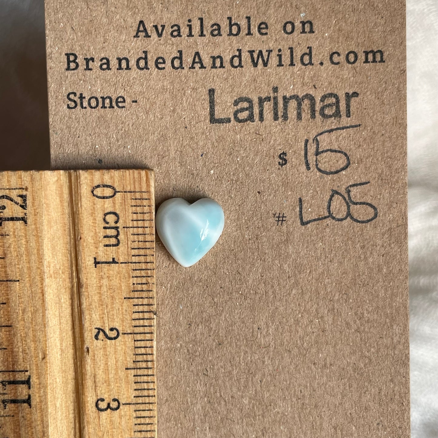 Larimar Cabochon - L05 34C90A7C-D9AB-4ABA-9E33-8F3B3510F3E6 Brandedandwild.com
