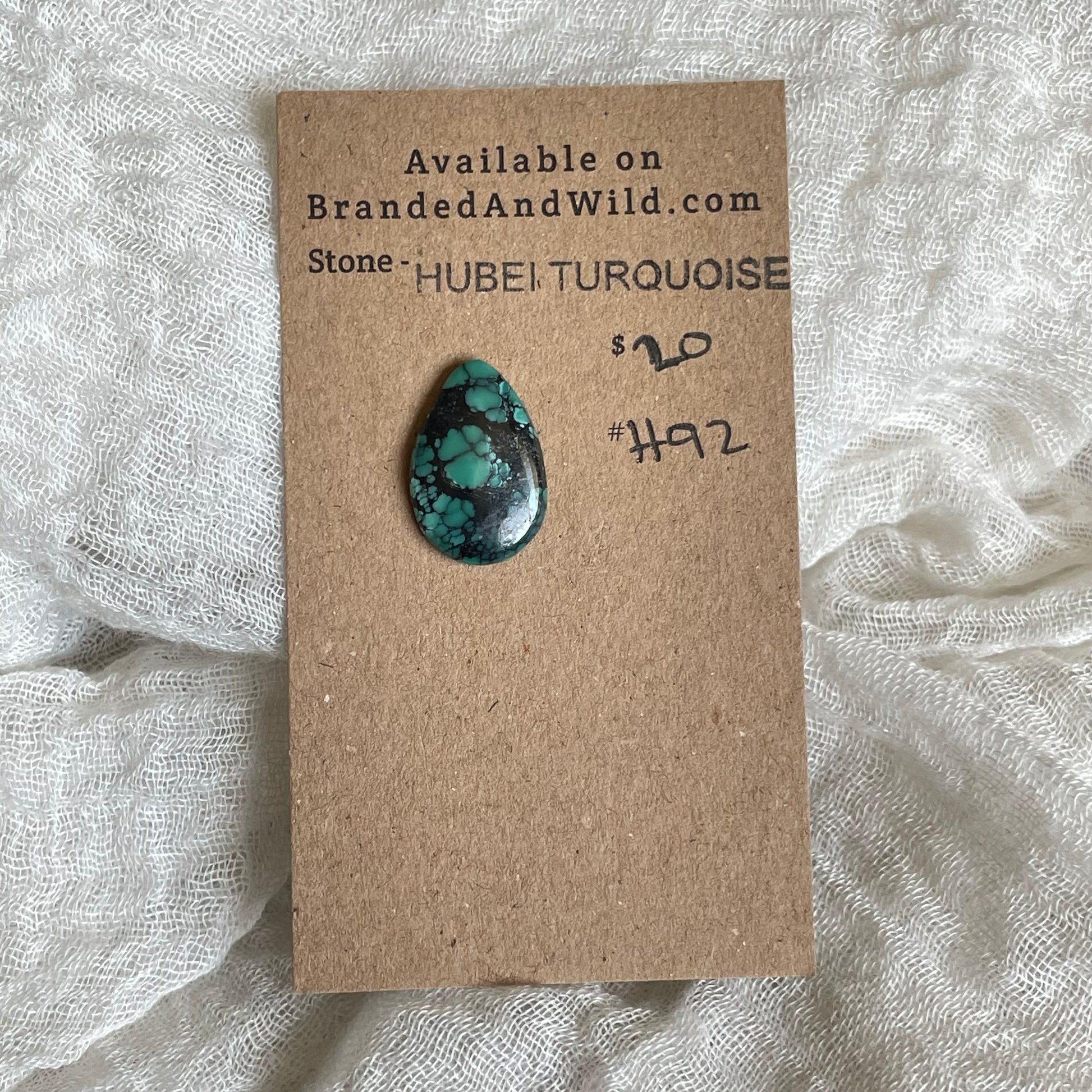 Hubei Turquoise Cabochon - H92 3537470F-1E45-4D44-A9D7-302E7CFF2AF0 Brandedandwild.com