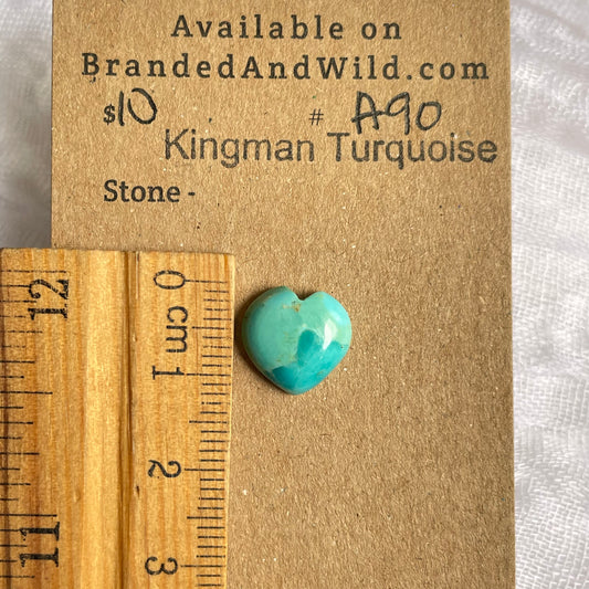 Kingman Turquoise Cabochon - KT90 3552B7FB-AAC8-456F-BC27-E3EEF17EED57 Brandedandwild.com
