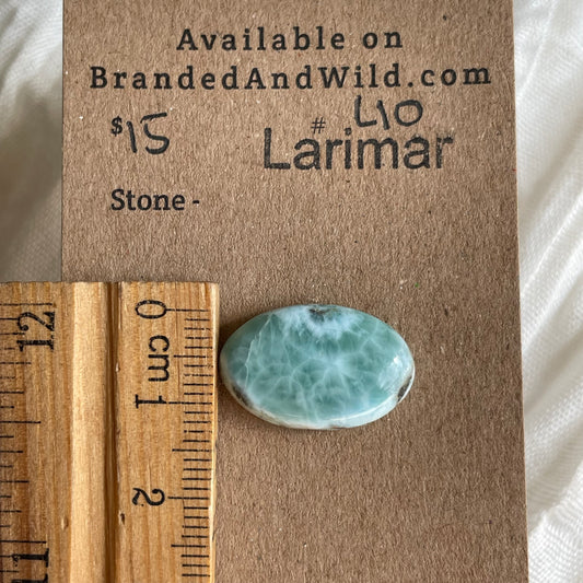 Larimar Cabochon - L10 35557816-B9C6-494D-8E67-CBB25B5C1A6D Brandedandwild.com
