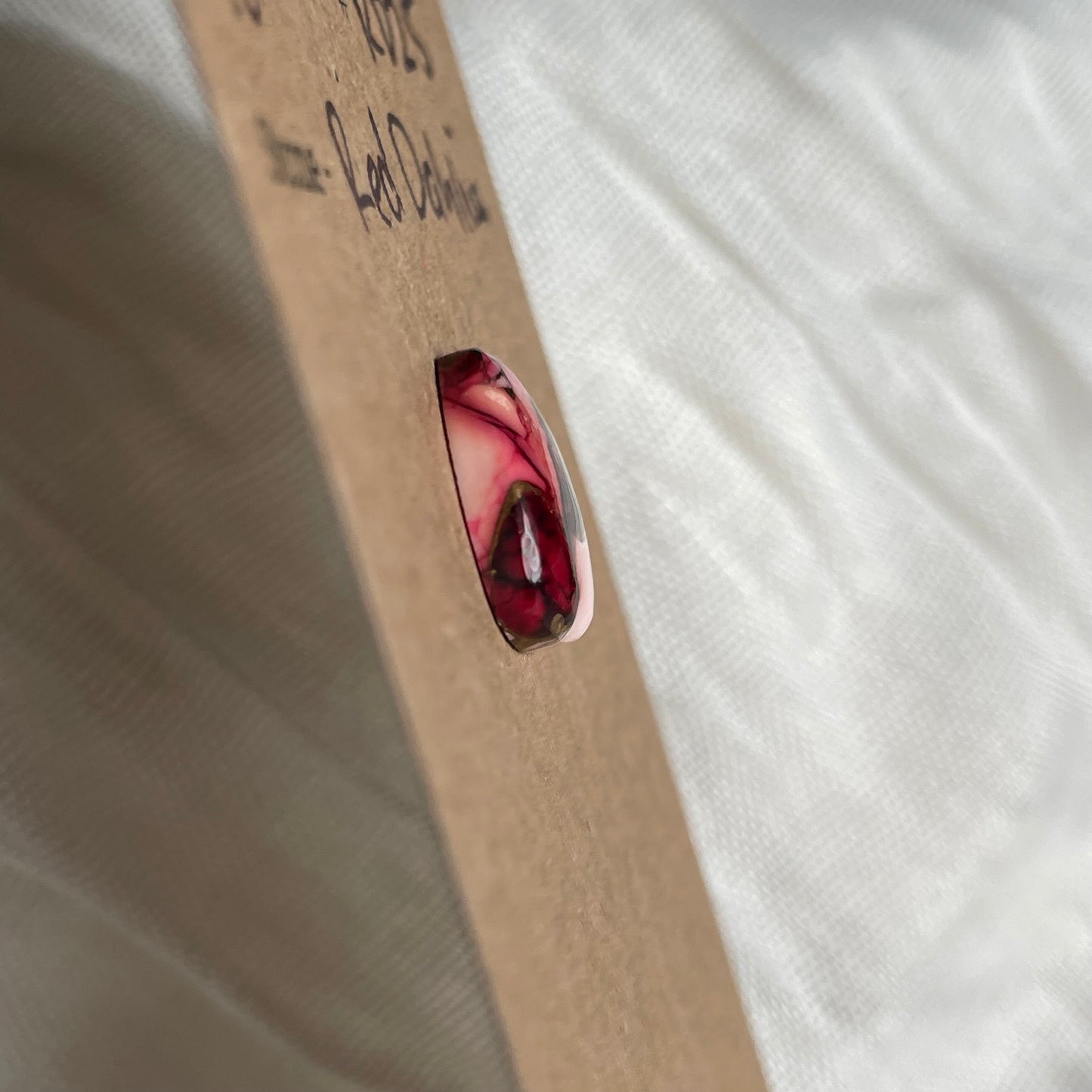 Red Dahlia Cabochon - RD25 355A0ED8-E78B-447B-B1FE-3B1E6E965C41 Brandedandwild.com