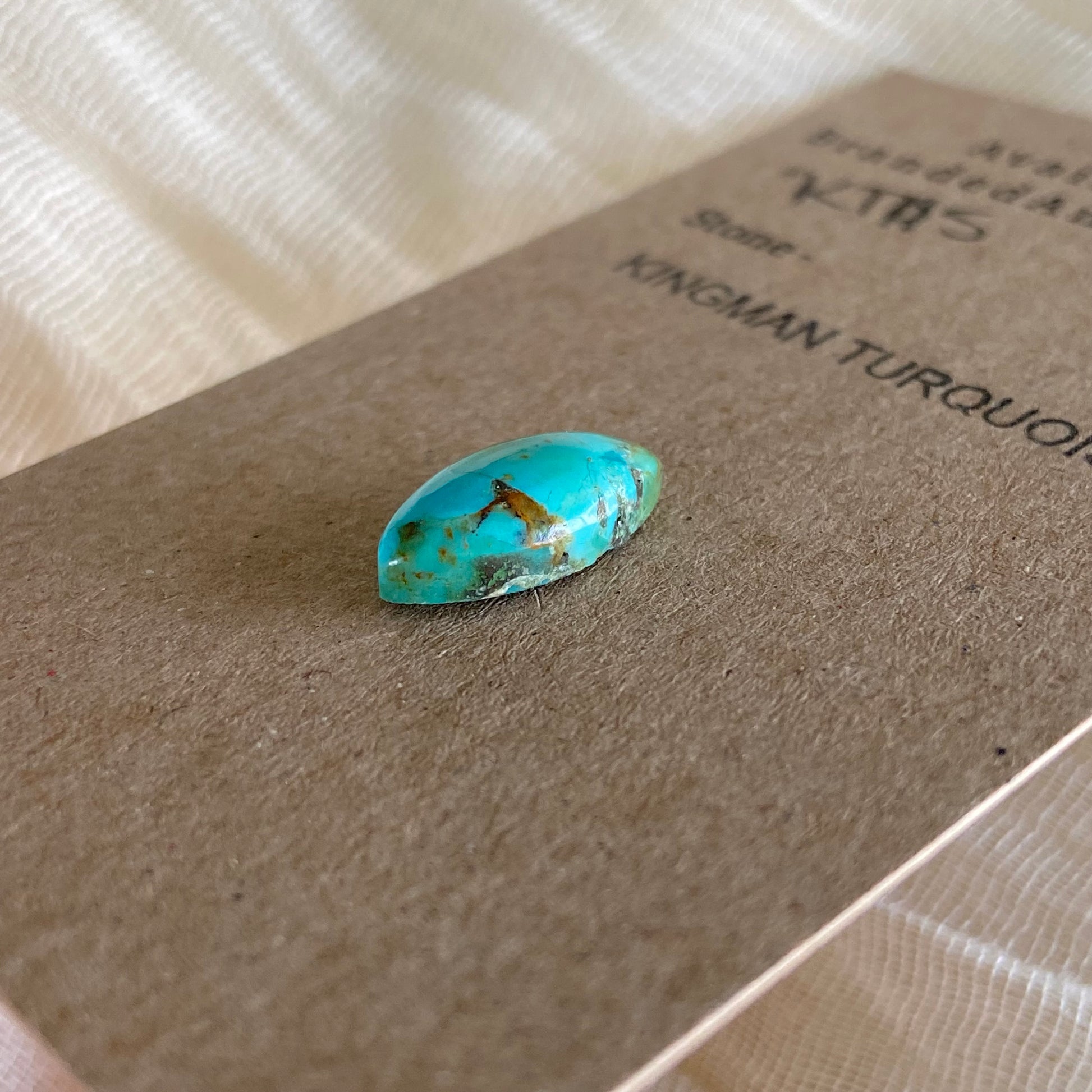 Kingman Turquoise Cabochon - KT106 (Copy) 35B3DCD2-6F96-43EC-A354-0301D85D6556 Brandedandwild.com