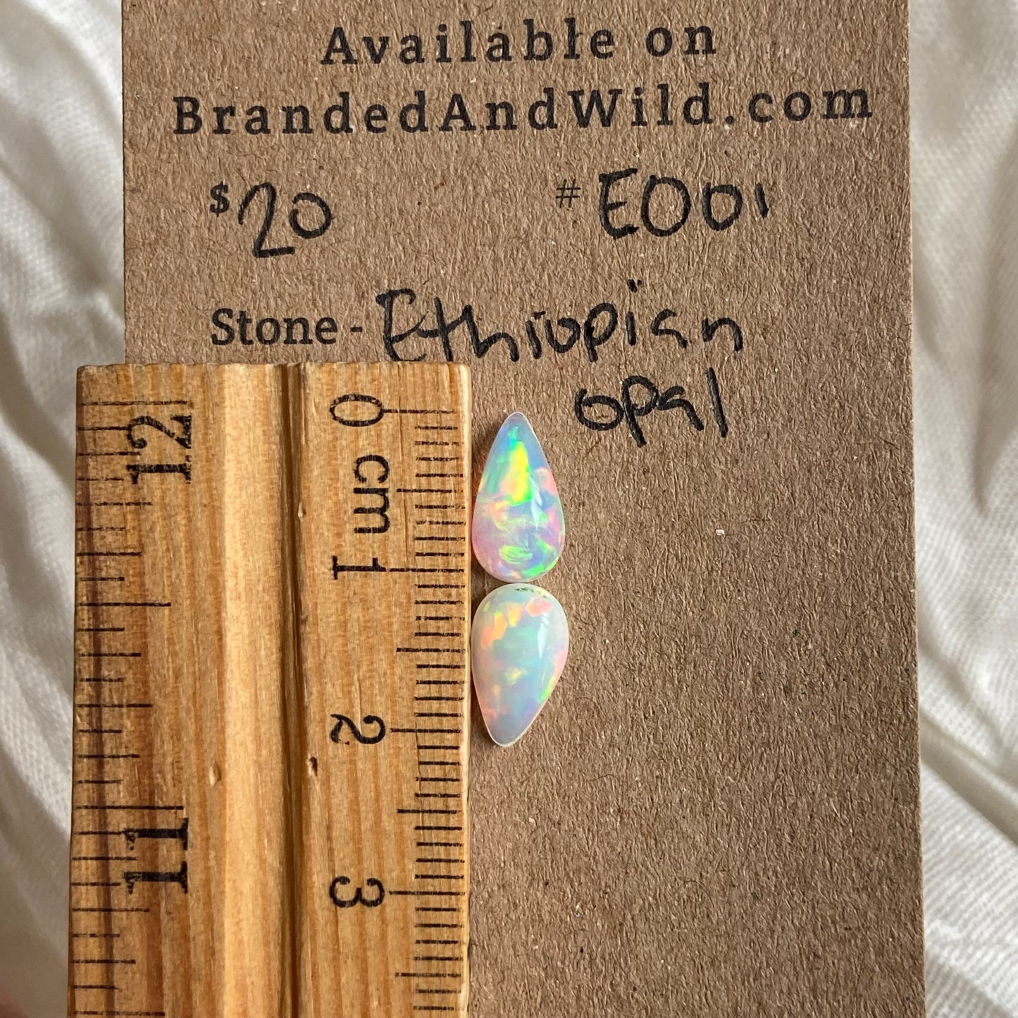 Ethiopian Opal Cabochon - EO01 35C238A7-57CC-479B-8C26-FA224584E9CD Brandedandwild.com