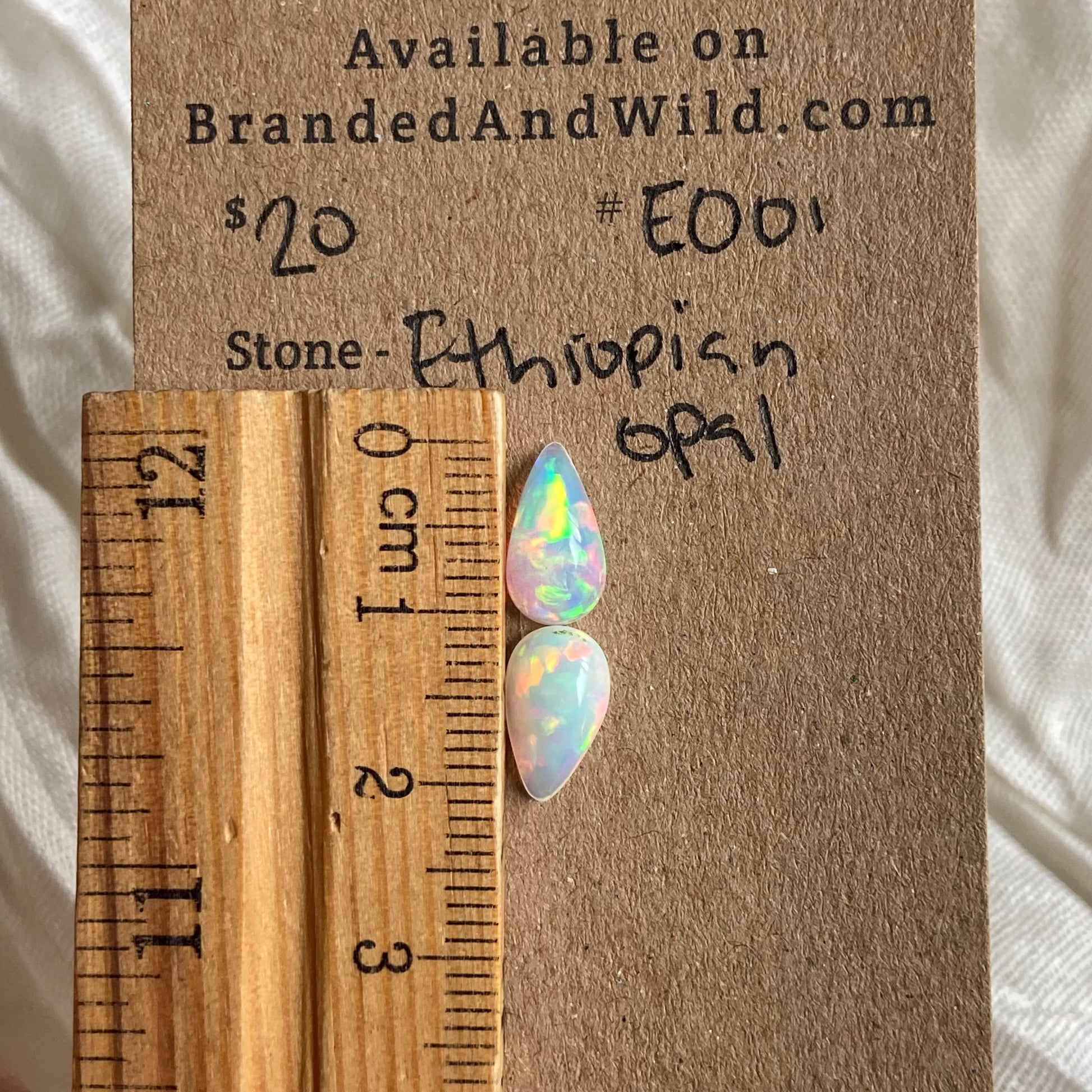 Ethiopian Opal Cabochon - EO01 35C238A7-57CC-479B-8C26-FA224584E9CD Brandedandwild.com