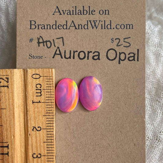 Aurora Opal Cabochon - A017 35C63D9D-6916-4B59-9EED-D33C0C524562 Brandedandwild.com