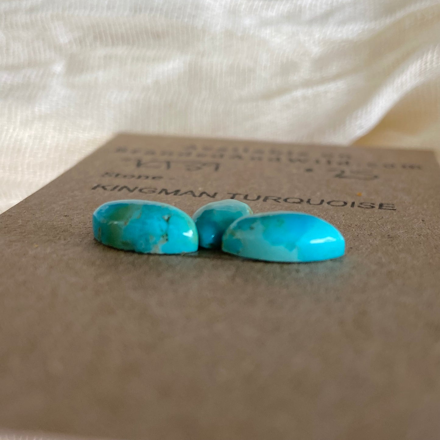 Kingman Turquoise Cabochon - KT39 35E01D1C-F347-4103-A701-055B13716318 Brandedandwild.com