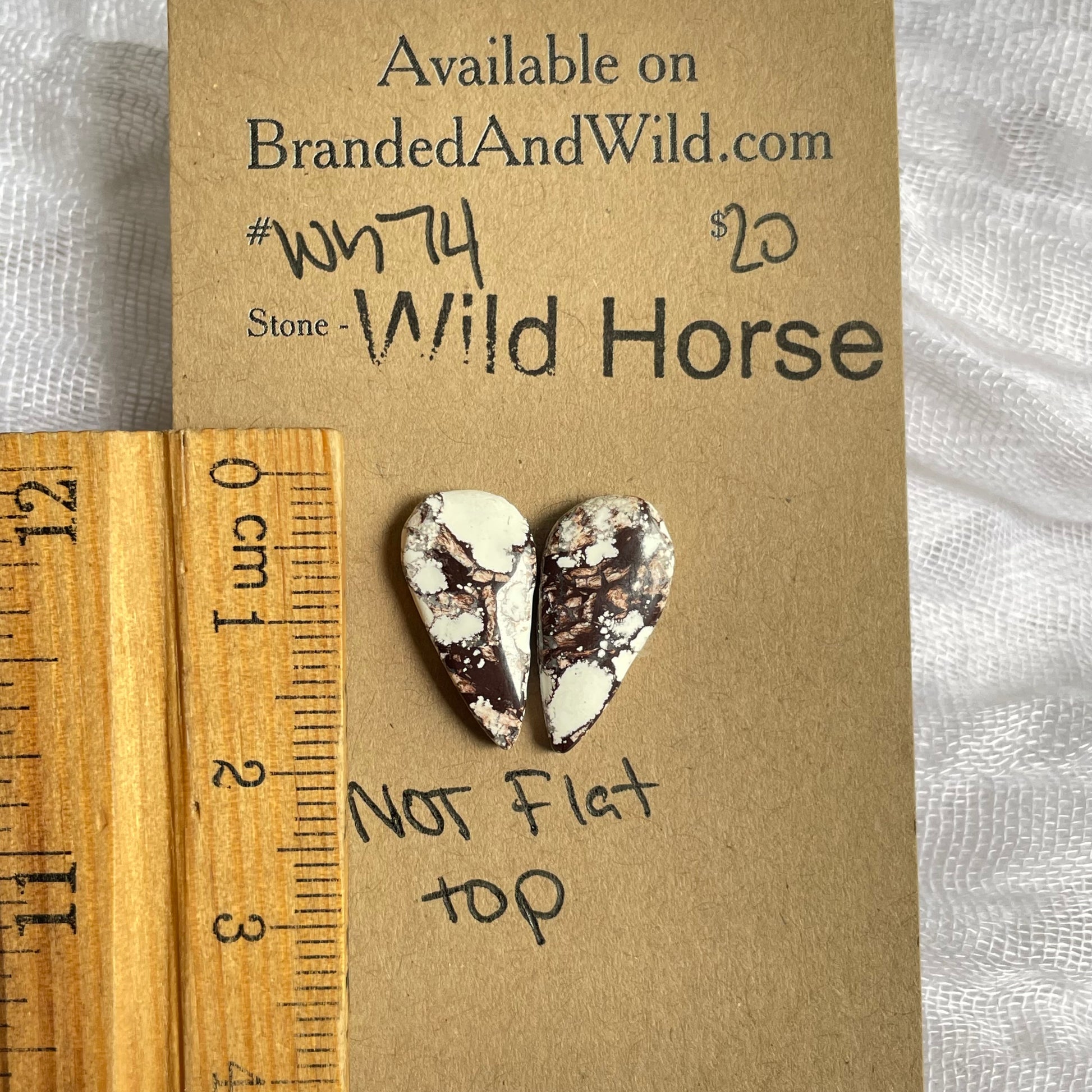 Wild Horse Cabochon - WH74 36080D59-112B-4A90-BCFF-4F2A686BC6A7 Brandedandwild.com