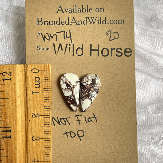 Wild Horse Cabochon - WH74 36080D59-112B-4A90-BCFF-4F2A686BC6A7 Brandedandwild.com