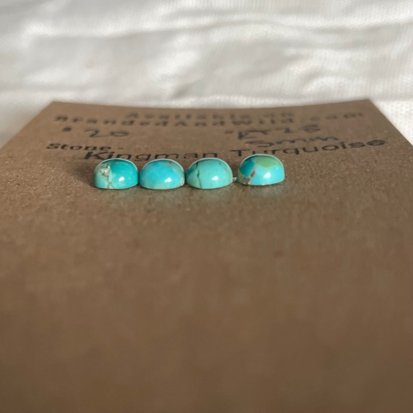 Kingman Turquoise Cabochon - KT28 36099037-3C40-4AB1-A94F-413D84460DFA Brandedandwild.com