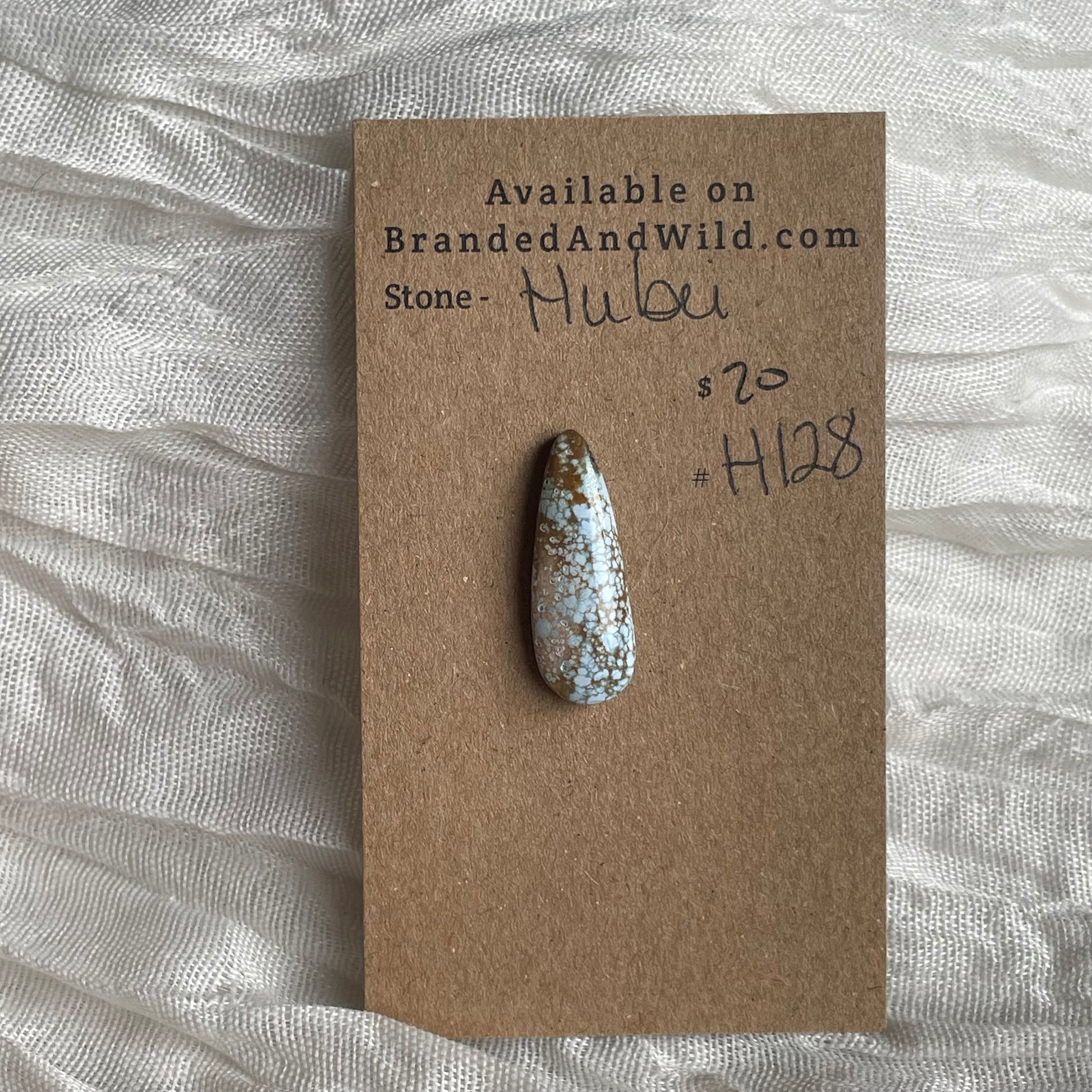 Hubei Turquoise Cabochon - H128 360A8B6B-A2CF-4E0C-A4A1-9FC69DA94B84 Brandedandwild.com