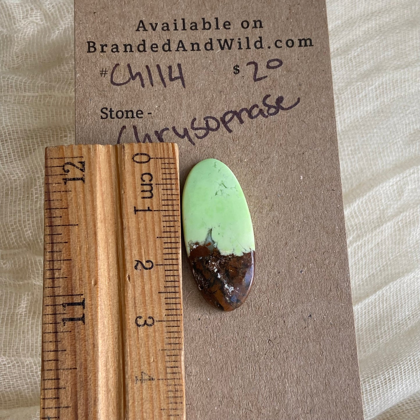 Chrysoprase Cabochon - Ch114