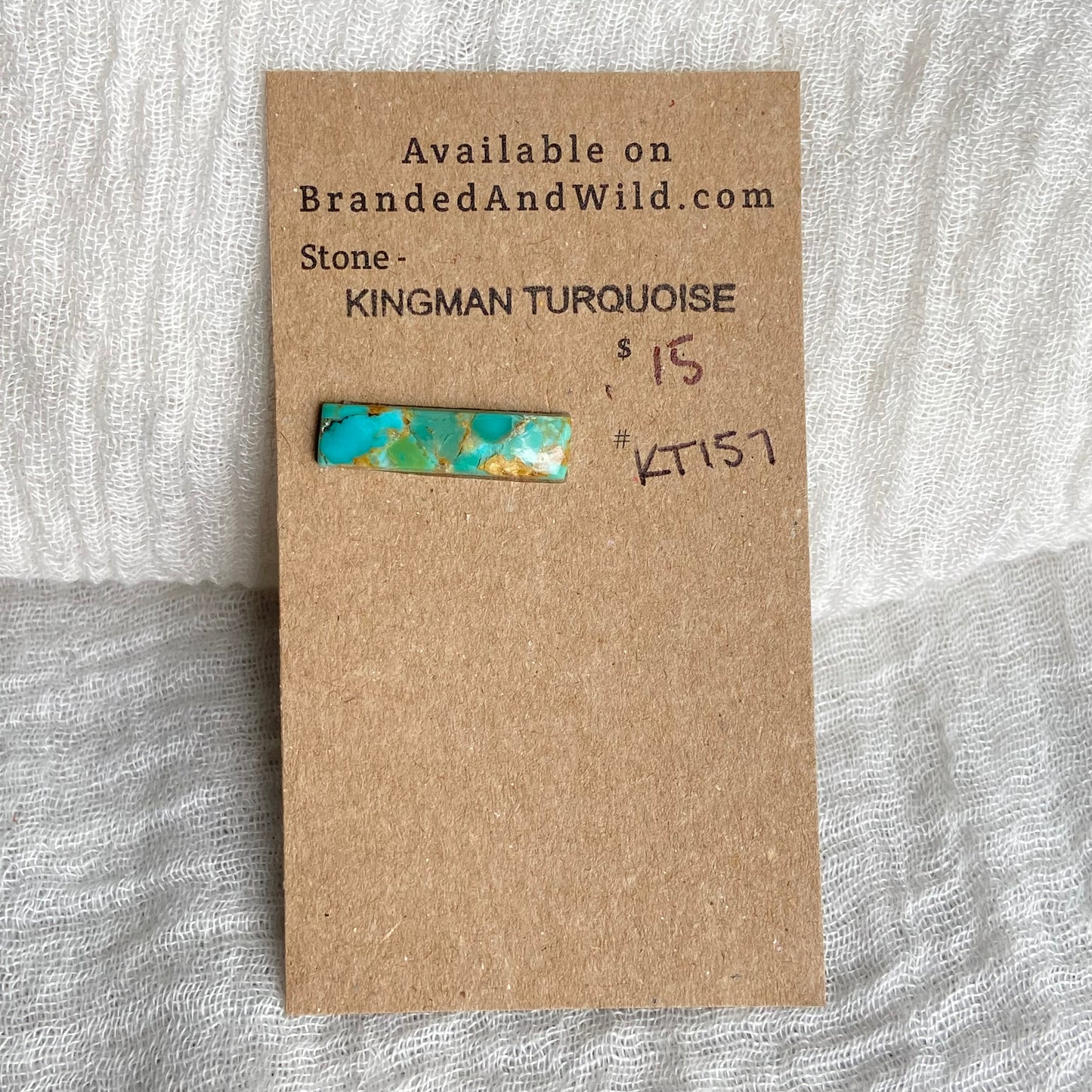 Kingman Turquoise (composite) Cabochon - KT158