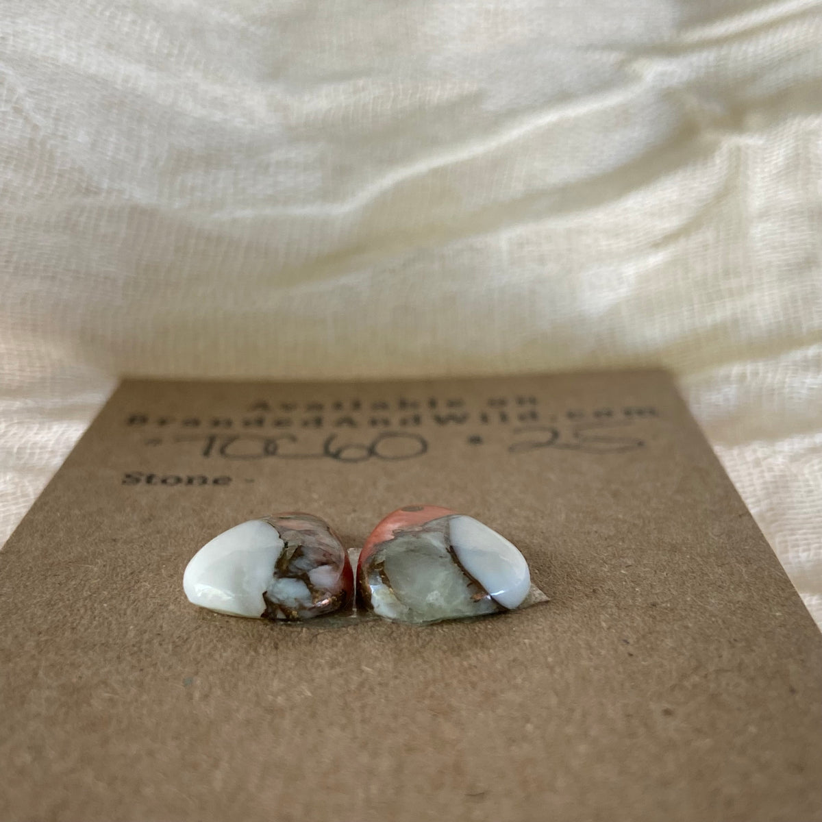Turquoise, Oyster Shell, Copper Cabochon - TOC60 36295E56-78AF-499B-89F1-848D83B8D189 Brandedandwild.com