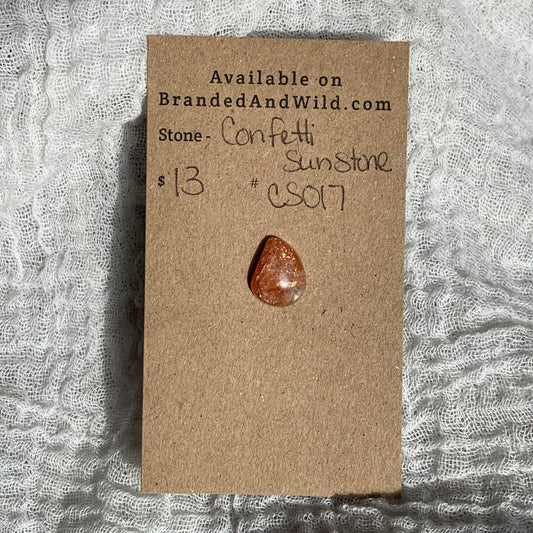 Confetti Sunstone Cabochon - CS017