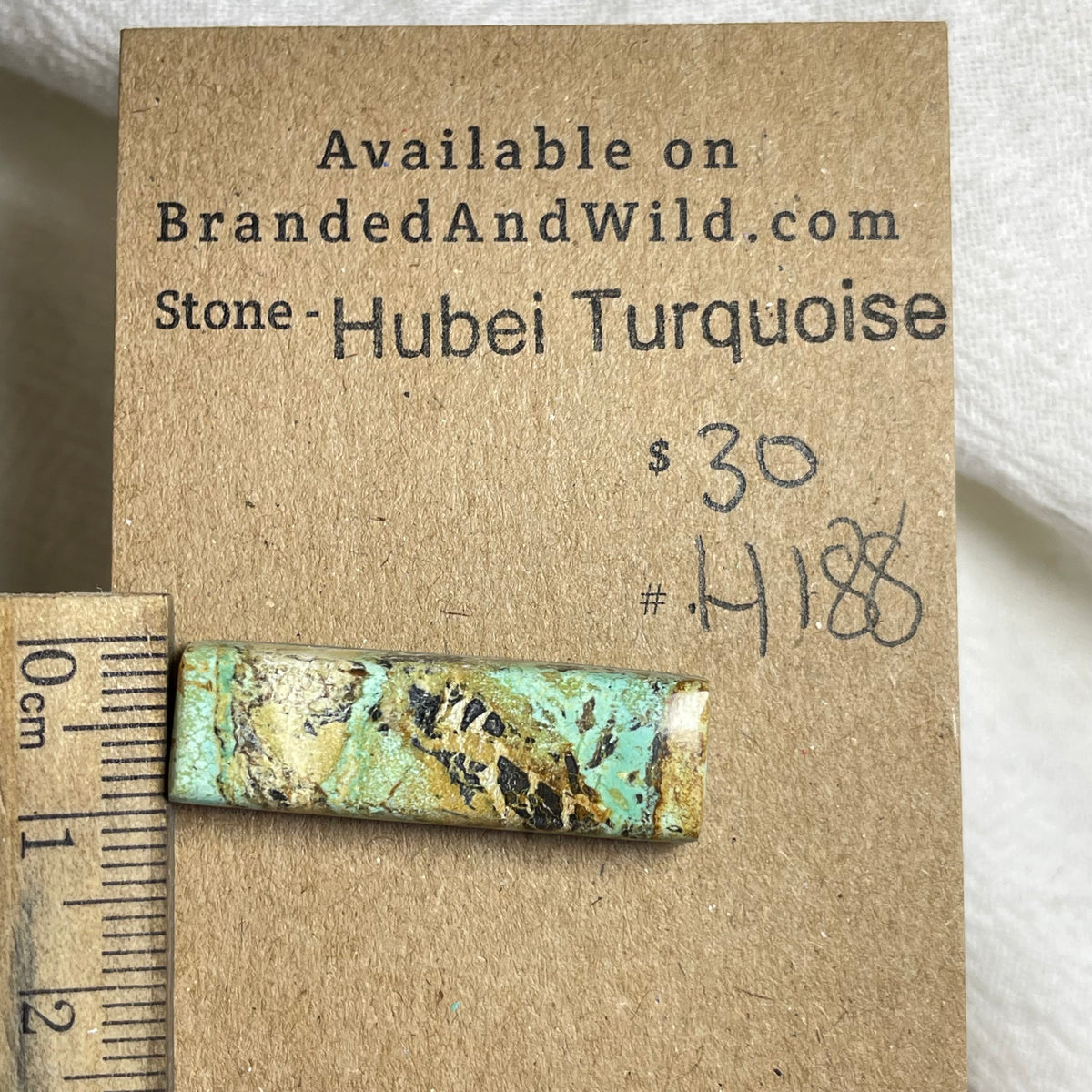 Hubei Turquoise Cabochon - H188 36478D70-FF2A-4165-9F4D-6666BE9D0324 Brandedandwild.com