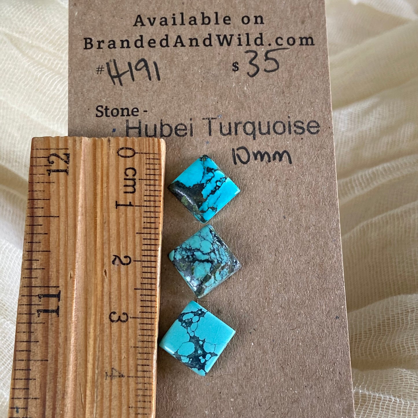 Hubei Turquoise Cabochon - H191 365B8826-E356-45A1-A727-DFC19564AB2A Brandedandwild.com